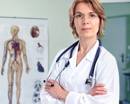Doctor with Device